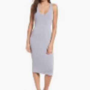 LEITH-Sleek Knit Midi Dress